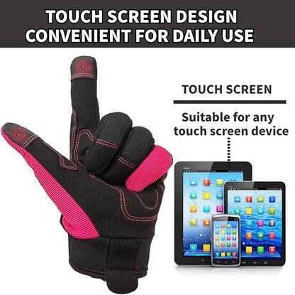 Thorn Proof&Puncture Resistant Gardening Gloves with Grip,Garden Gloves for Women, Leather Work Gloves,Gifts