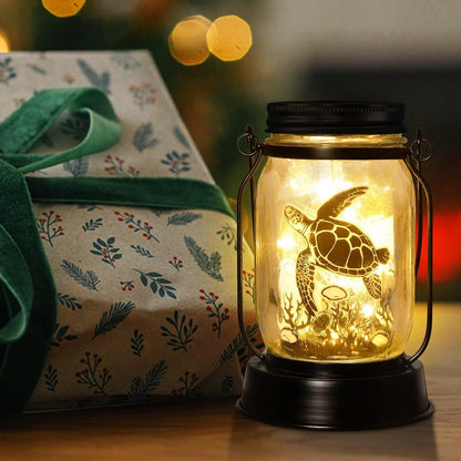 Sea Turtle Gifts for Women/Men Turtle Lovers Solar Lantern Mom Birthday, Mothers Day, Christmas Gifts, Solar Garden Decoration Outside for Yard, Patio,Backyard,Porch