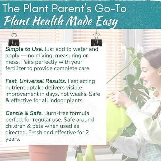 Root Rot Repair for Houseplants – Recovery Drops Root Supplement for Overwatering or Shock | Heals Roots, Prevents Brown Spots & Dropping Leaves (8 oz)