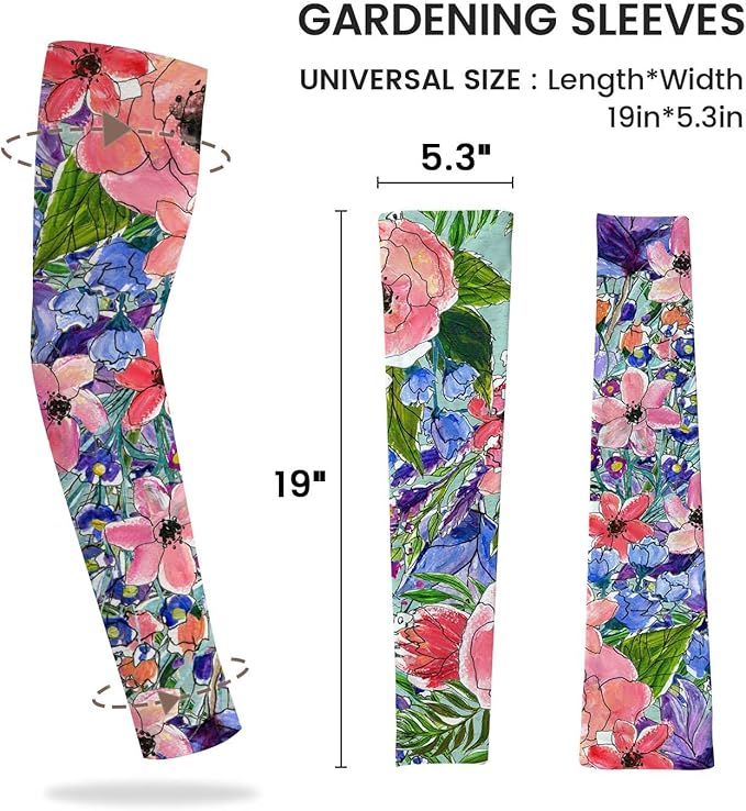 Gardening Sleeves for Women Farm Sun Protection Thorn Proof Cooling Arm Sleeves to Cover Arms for Garden Sports