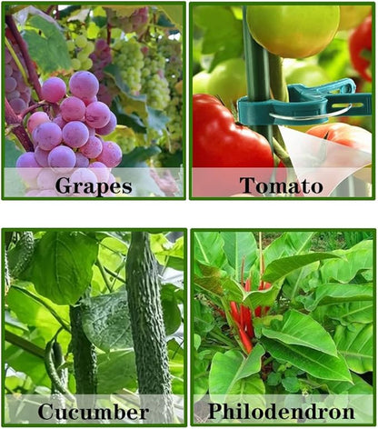 Monstera Plant Support Stakes, 8 Pack Stackable Garden Trellis Climbing Plant Support Structures with Extension Poles for Indoor Outdoor Potted (39.4''- 8 Pack)