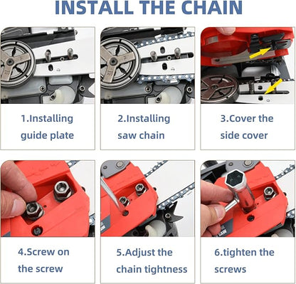 20 Inch Chainsaw Bar & Chain Combo for Husqvarna 20" 72 Drive Links 3/8" Pitch .050" Gauge Fits Husqvarna 455 Rancher 555 Rancher 570 576XP 257 365 372XP, Poulan PP5020AV PR5020 (3 Chains+ 1Bar)