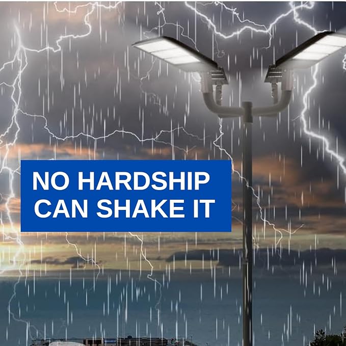 ledmo Tenon Adaptor Bullhorn Bracket-with 2-3/8in Round Quad 90 Degree Sturdy Steel Extension Bracket Arm for Slip Fit Lights Parking Lot Shoebox Fixture Street Light Rust-Proof