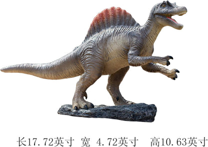 Lifelike Spinosaurus Statue – Outdoor Garden Decor, Yard Art & Lawn Ornament, Perfect Dinosaur Gift for Enthusiasts (Men/Women)