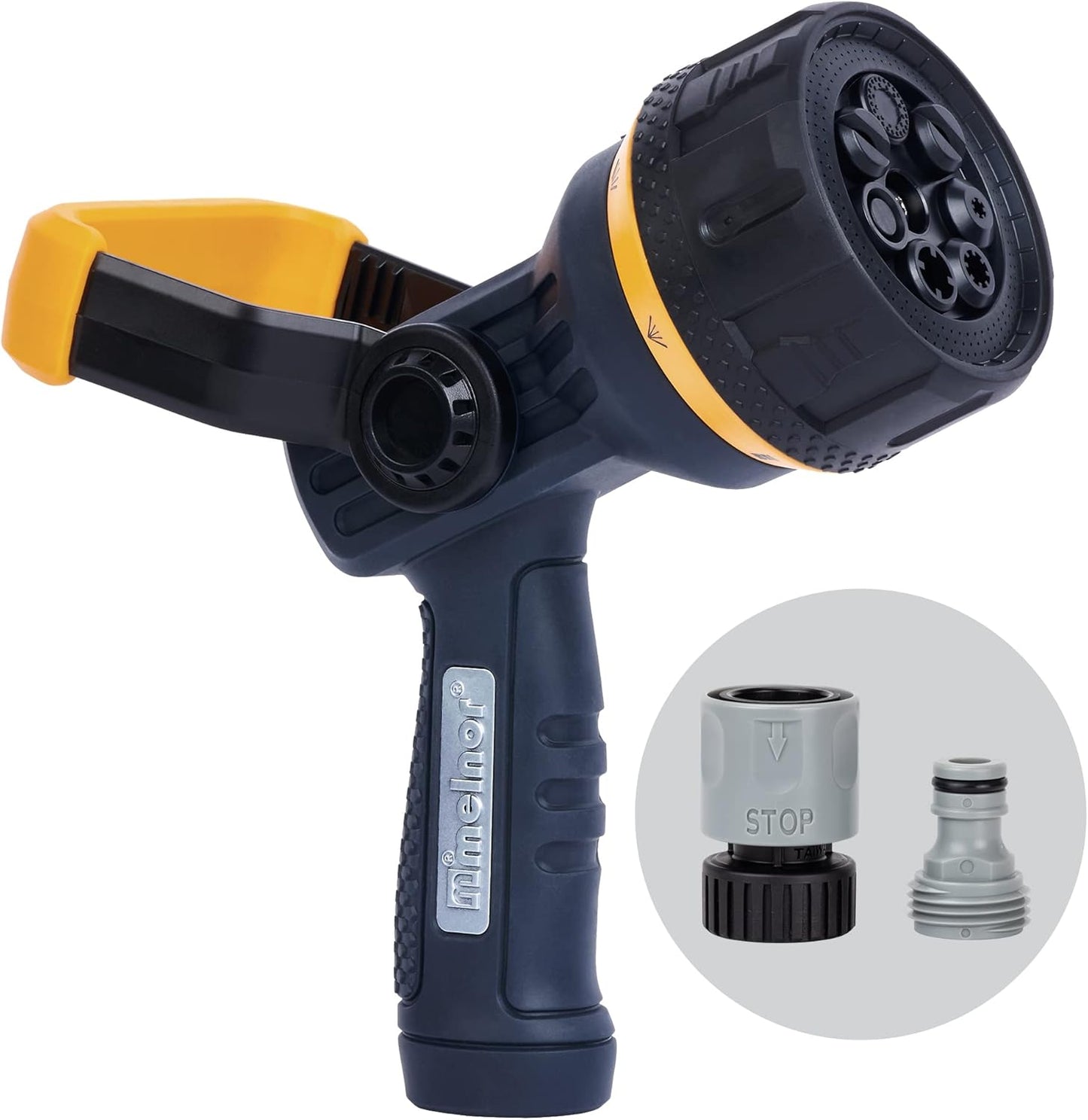 Melnor 65157AMZ Torrent Fireman's Nozzle w/Quick Connect Set