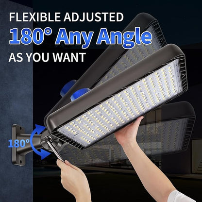 480W Led Parking Lot Light, 5000K Daylight Street Lights Outdoor 72000LM IP65 Waterproof Dusk to Dawn Shoebox Floodlight Adjustable Commercial Security Area Pole Lighting Heavy-Duty