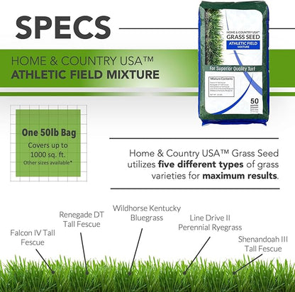 Athletic Field Grass Seed Lawn Seed (10 lb)