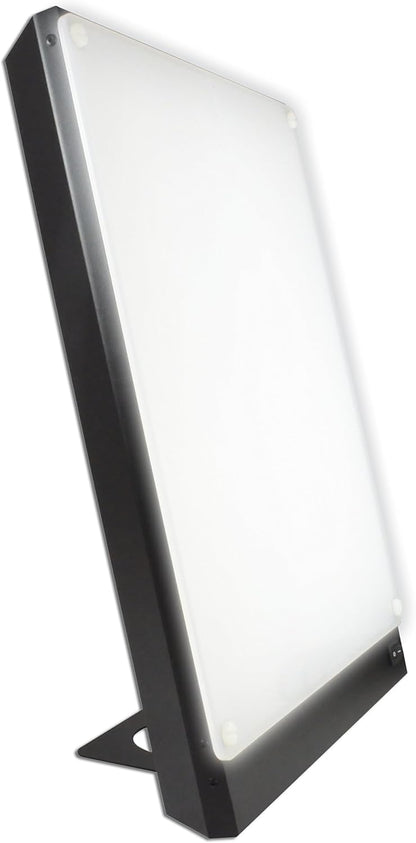 Northern Light Technologies Boxelite 10,000 Lux Bright Light Therapy Lamp – Full Spectrum UV-Free Sunlight Desk Lamp with Large Panel for Energy, Focus, and Alertness – Black