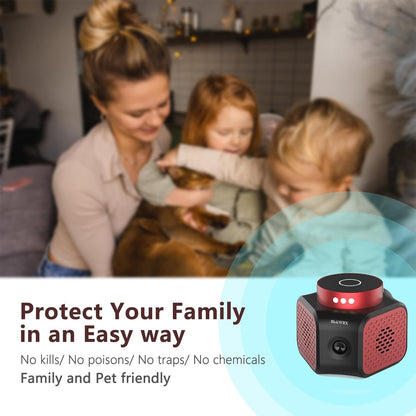 Mice Rat Repellent for House Squirrel Repellent Rodent Ultrasonic Pest Mice Repellent Indoor Mouse Deterrent Attic Garage Basement Crawlspace