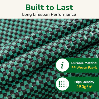 GreatBuddy Lawn Bag, 72 Gallon Yard Waste Bags, Heavy Duty PP Garden Leaf Bags for Leaves, Grass and Debris, Reusable & Foldable Leaf Collector with Handles, Wide Opening and Self-stand Design, 2 Pack
