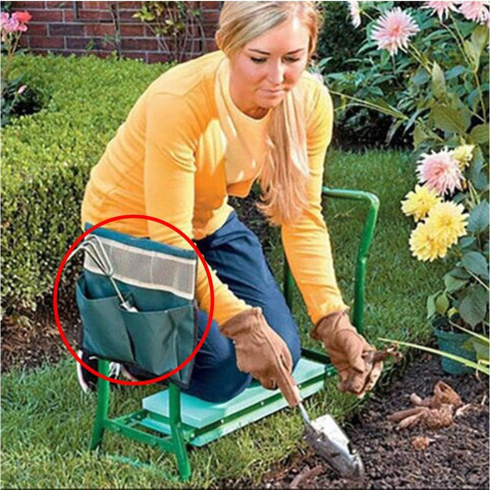 Garden Kneeler Side Bag Foldable Gardening Pocket Stools Cloth Bag Convenient Work Easy Install Lightweight Carry, Foldable Garden Tool Pocket Stools Cloth Bag, Gardening Tool, Only Poctet