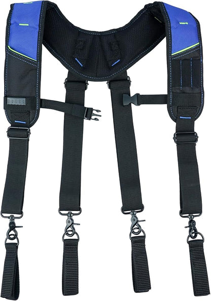 KUNN Pro Tool Belt Suspenders Padded - Durable,Comfort and Adjustable