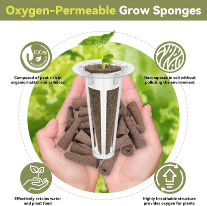 LYKOCLEAN Herb Seed Pods for Ahopegarden, iDOO MUFGA Hydroponics Growing System Indoor Gardening, 400+ Seeds, Basil, Cilantro, Dill, Parsley, Mint, Shiso, Liquorice(18-Pods)