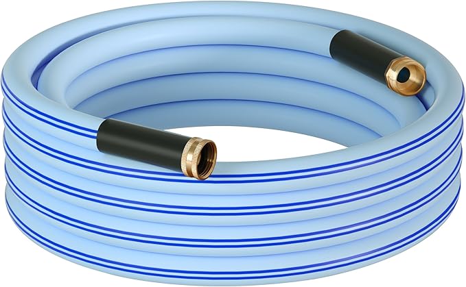 Atlantic Heavy Duty Garden Hose 25 ft x 5/8 inch Blue Color Water Hose (25 Feet)