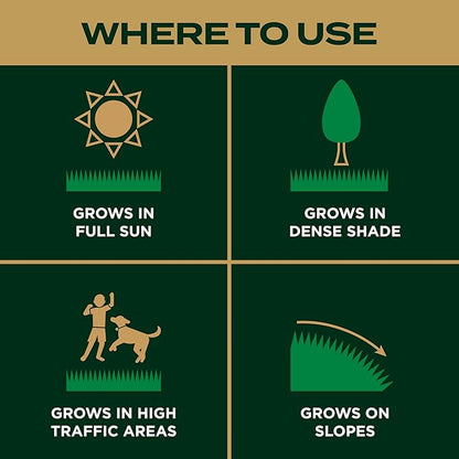 Scotts EZ Seed Patch & Repair Southern Gold Blend for Tall Fescue Lawns, Mulch, Grass Seed and Fertilizer for Bare Spots and Repair, Bred for The South, 3.75 lbs.