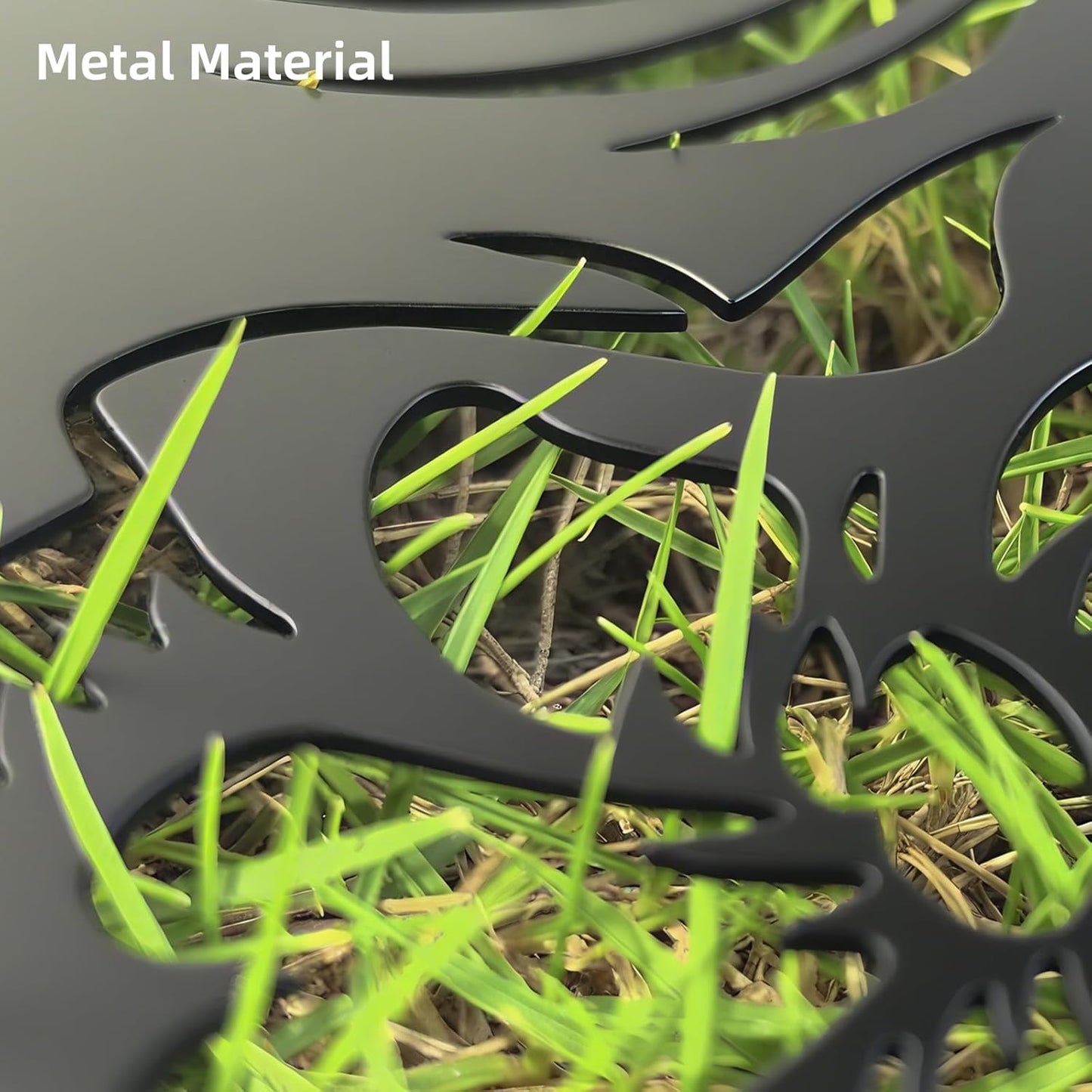 Metal Cat Garden Decor for Outside (2 Pack), 14 Inch Yard Art Stakes,Cat Gifts for Kitty Lovers, Outdoor Lawn Statues and Weather Resistant Yard Art