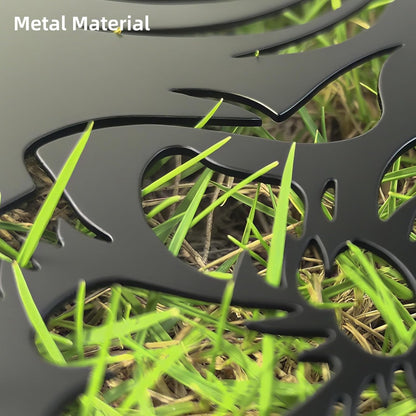 Metal Cat Garden Decor for Outside (2 Pack), 14 Inch Yard Art Stakes,Cat Gifts for Kitty Lovers, Outdoor Lawn Statues and Weather Resistant Yard Art