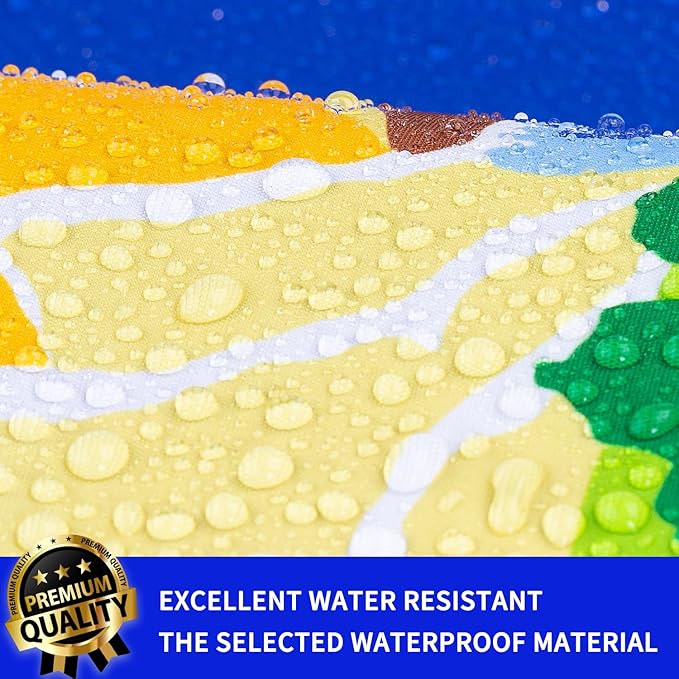 XIFAN Premium Montana State Flag 3x5 ft Outdoor, Double Sided Embroidered Image, Heavy Duty 210D Nylon MT Flags, the Strongest Longest Lasting for Outside with Sewn Stripes/Brass Grommets