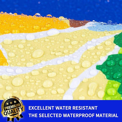 XIFAN Premium Montana State Flag 3x5 ft Outdoor, Double Sided Embroidered Image, Heavy Duty 210D Nylon MT Flags, the Strongest Longest Lasting for Outside with Sewn Stripes/Brass Grommets