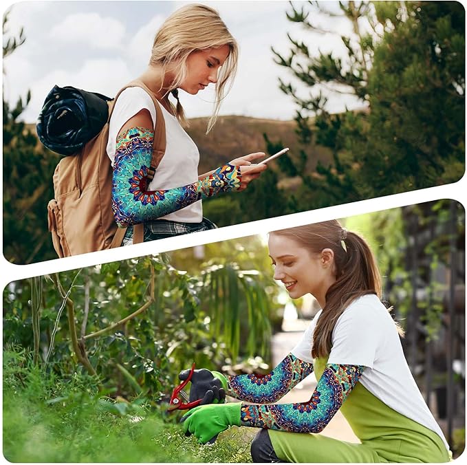 Gardening Sleeves for Women Farm Sun Protection Thorn Proof Cooling Arm Sleeves to Cover Arms for Garden Sports