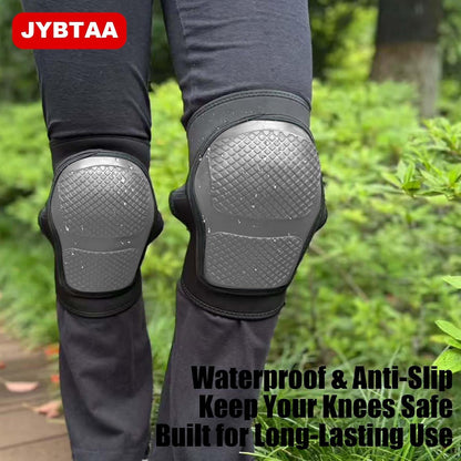 Soft Shell Knee Pads for Gardener Cleaner Carpenter Painter, Heavy Duty Knee Protective Gear with Adjustable Straps, Kneeling with Comfort, Profect for Kneeling Crawling Work, Gray XL (1 Pair)