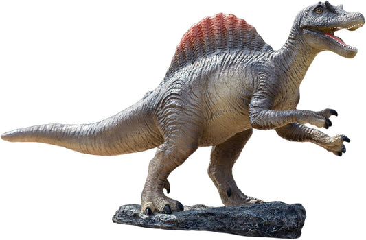Lifelike Spinosaurus Statue – Outdoor Garden Decor, Yard Art & Lawn Ornament, Perfect Dinosaur Gift for Enthusiasts (Men/Women)