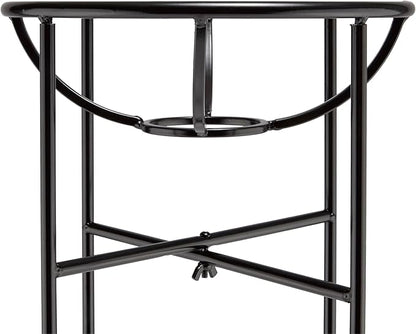 Alpine Corporation 24" Tall Indoor/Outdoor Metal Gazing Globe Display Stand