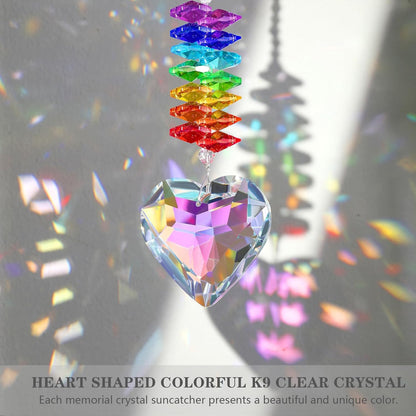 Sympathy Gifts for Loss of Mom, K9 Crystal Suncatcher Memorial Gifts for Loss of Mother, Condolence Bereavement Remembrance Gifts in Memory of Mom