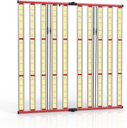 AGLEX 1000W LED Grow Lights, Full Spectrum Grow Light with UV IR, Daisy Chain Plant Bar Style Grow Light Foldable & Dimmable for Indoor Growing Commercial Hydroponic Growing Lamp 6x6ft Core Coverage