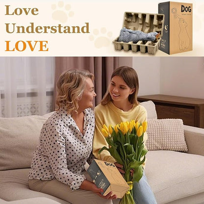 Garden Statue Dog Figurine Decor – Outdoor Decoration with Butterfly for Garden Yard Lawn Home Decor Outside : Christmas Memorial Gifts for Women Mom Grandma