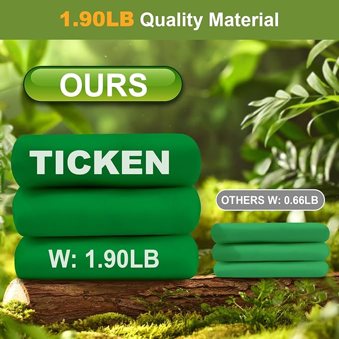 Winter Frost Cloth Plant Frost Protection Covers 10 FT x 33 FT Reusable Cold Weather Green Plant Covers Outdoor - Outdoor Frost Cloth for Protection, Seasonal Delay