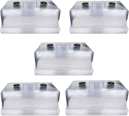 7 Inch Propagation Dome - 50 Pack Humidity Vented Domes – Plant Growing Dome for Seedling, Germination, Soil & Hydroponic Horticulture