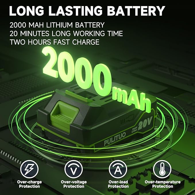 Mini Chainsaw Cordless, 6 Inch Electric Chain Saw Small Chainsaw Battery Powered, Yard Tools Garden Gifts for Men Dad Husband, Hand Saw for Branches Wood Cutting Pruning (Green)