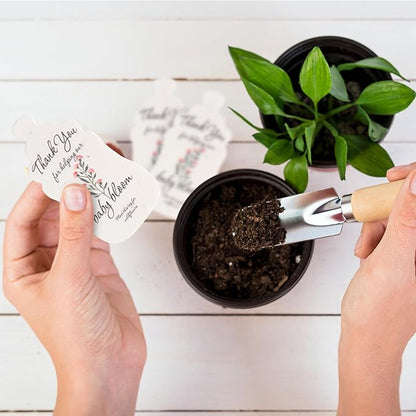 Baby Bottle Shaped Seed Paper – 15 Pink Baby Shower Favors for Guests with Wildflower Seeds, Writable & Plantable, Gender Reveal, Birthday Gifts for Guest