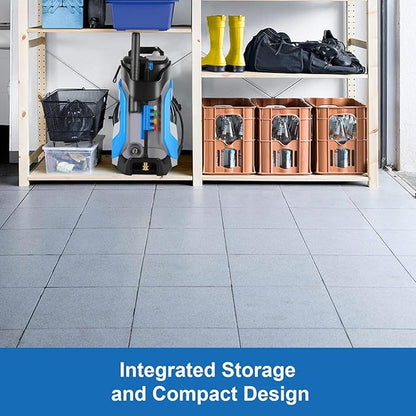 Electric Pressure Washer 5000PSI 4.0GPM Power Washers with M22-14mm Pressure Hose 33FT, Power Sprayers High Pressure with 1/4" QC Compatible Surface Cleaner for Home Cars Driveways, Dblue