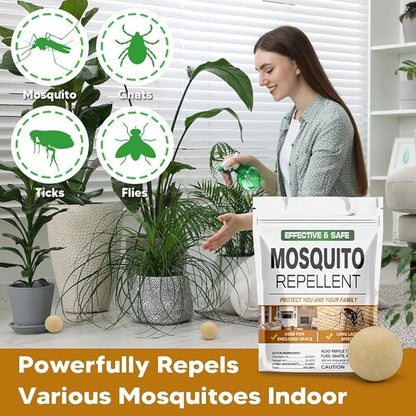 Mosquito Repellent Outdoor Patio, Mosquitoes Deterrent for Yard, Mosquito Repellent Ball, Indoor Mosquito Control, Keep Mosquito Away, Repellant Mosquito for Room-12P