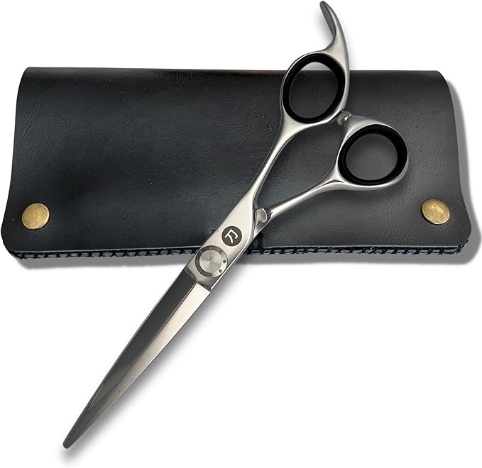 7" Saki Shears Tanto Professional Hair Cutting Shears - Extremely Sharp Convex Blades for Fine Hair Cutting - Japanese Steel Scissors for Salon Use (7" Hair Scissors)