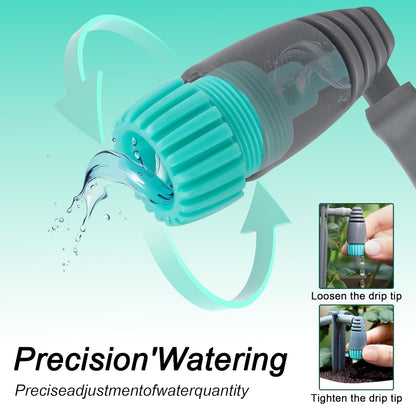 Zeego Automatic Drip Irrigation Set Universal Accessories, Including Adjustable drip Heads and Related Accessories.