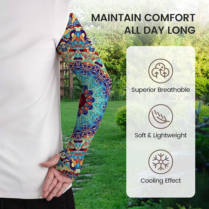 Gardening Sleeves for Women Farm Sun Protection Thorn Proof Cooling Arm Sleeves to Cover Arms for Garden Sports