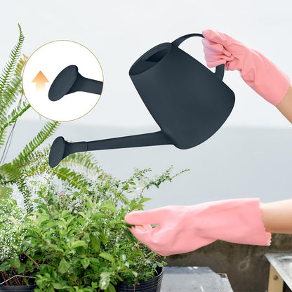 Plastic Watering Can - 1/2 Gallon - Black