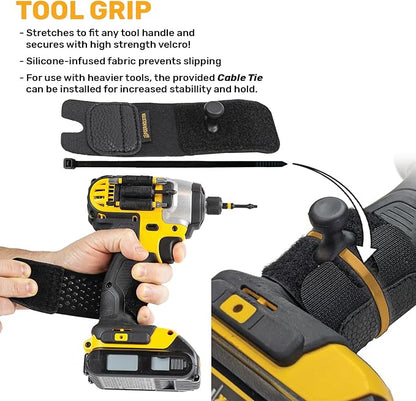 Spider Tool Holster - Improve The Way You Carry Your Power Drill, Driver, Multitool, Pneumatic, Multi-Tool and More on Your Belt - Compatible With All Major Tool Brands