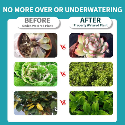 Green Soil Moisture Meter, Soil Tester, Moisture Meter Plants, Soil Moisture Tester, Soil Water Tester for Plants, Plant Moisture Monitor, No Battery Needed (Green, 1 Piece)