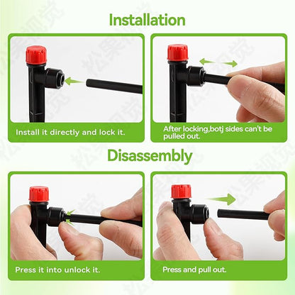 Vatony 20PCS Plant Self Watering Insert Spikes Device, Automatic Water Control System with Adjustable Drip Irrigation, Plastic, Special Feature: Automatic Watering