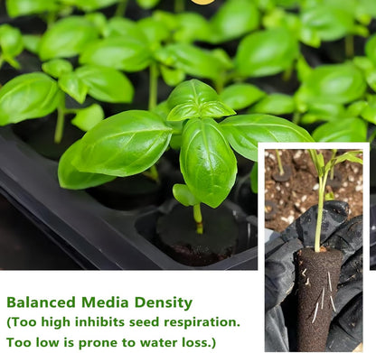 kathson 100PCS Grow Sponges for Hydroponics,Garden Cube Grow Sponges,Replacement Garden Seed Starter Pods Hydroponic Growing System,Hydroponics Sponge Kit with 10 Plant Labels and 1 Tweezer