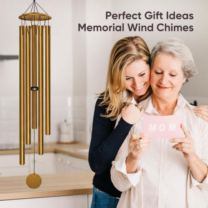 Large Wind Chimes for Outside Deep Tone, 65" Deep Tone Wind Chimes for Outside Porch Garden Patio Balcony Memorial Room Decor, Memorial Sympathy Gift for Loss of Loved One