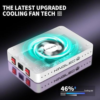 KingLED Grow Lights, KP1500 Full Spectrum Grow Lamp for Indoor Plant, Veg Bloom Dual Mode, 2x4 Coverage, Plant Light for Seedlings Blossom Fruiting, Idea for Home Growing Tent Hydroponic Greenhouse