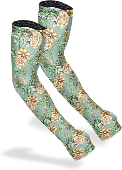 FARMER'S DEFENSE Sleeves | UV Cooling Sleeves | Anti-Scratch Sun Protection Arm Sleeves for Gardening Harvesting Outdoors