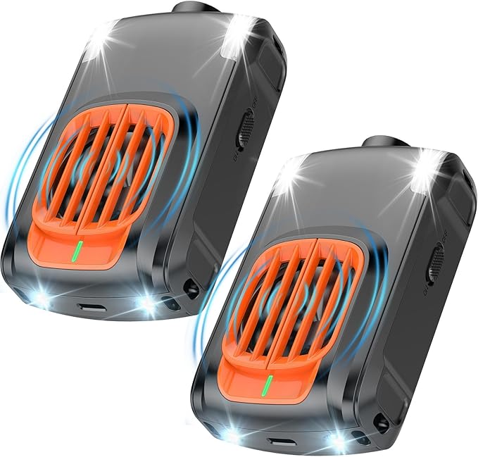 Ultrasonic Mice Repellent Indoor, 2 Pack Rodent Mouse Repellent Plug in, Electronic Rat Pest Bat Deterrent with 4 Strobe Lights, Rodent Repellent for Car Engines, House, Garage, Barn, Kitchen, Attic