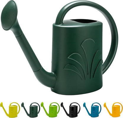 1 Gallon Watering Can Outdoor, Watering Can for Indoor & Outdoor Plants, Flower with Detachable Sprinkler Head