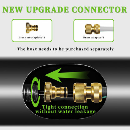 Stainless Steel Garden Hose Reel for 5/8" stainless steels Hoses Reel with Crank Handle Hose Reel Wall Mount 3/4 in Brass Fitting for Hassle-free Outdoor ， Holds up to 400-Ft (Hose not included)